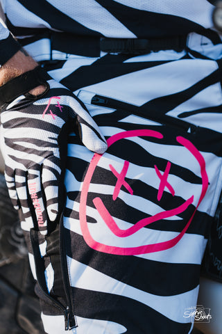Menace Moto Pant 2.0: Zebra