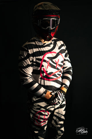 Menace Moto Pant 2.0: Zebra