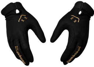 Menace Moto/MTB Gloves 2.0: Black/Gold