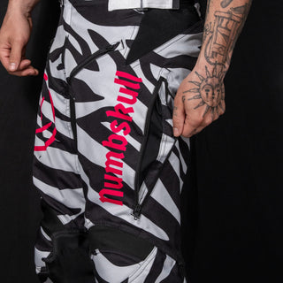 Menace Moto Pant 2.0: Zebra - Numbskull