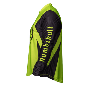 Menace Moto/MTB Jersey 2.0: Neon Yellow - Numbskull