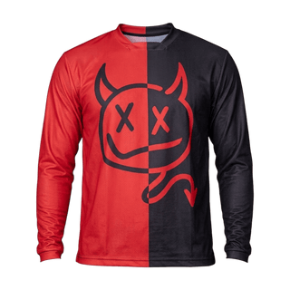 Menace Moto/MTB Jersey 2.0: Red Devil - Numbskull
