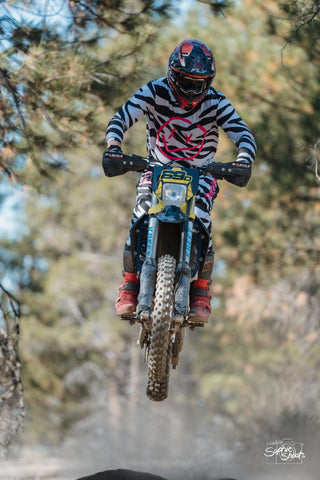 Menace Moto/MTB Jersey 2.0: Zebra - Numbskull