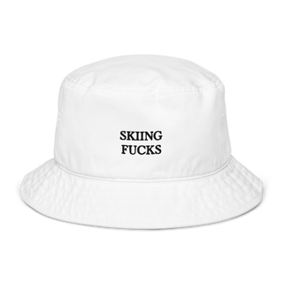 Skiing Fucks Embroidered Bucket Hat