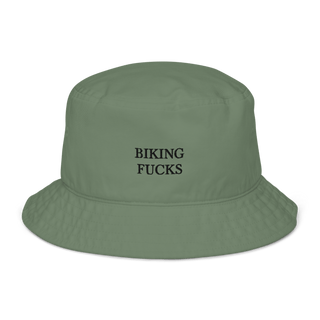 Biking Fucks Embroidered Bucket Hat