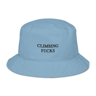 Climbing Fucks Embroidered Bucket Hat