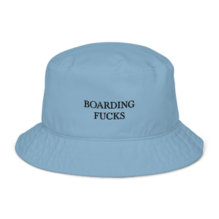 Boarding Fucks Embroidered Bucket Hat