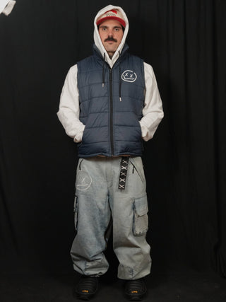 Slacker Puffy Vest - Navy - Numbskull