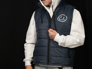 Slacker Puffy Vest - Navy - Numbskull