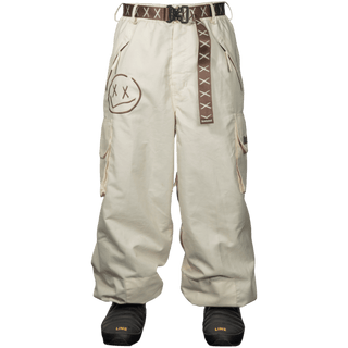 Slacker Snow Pant 3.0: Cream - Numbskull