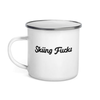 Skiing Fucks Dirtbag Mug