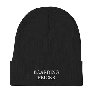 Boarding Fricks Embroidered Beanie