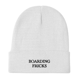 Boarding Fricks Embroidered Beanie