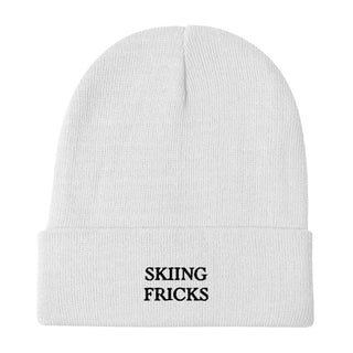 Skiing Fricks Embroidered Beanie
